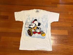 Vintage Mickey Mouse by Jerry Leigh Football Player Graphic T-Shirt Sz L